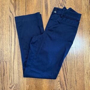 Lauren Ralph Lauren Petite Navy Flat Front Dress Pant Size 4P